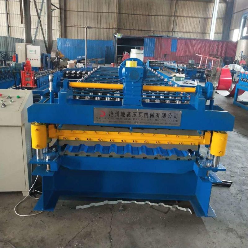 Taiwan Quality Double Layer Ibr Trapezoidal Sheet Roll Forming Machine Roof Panels Making Machine