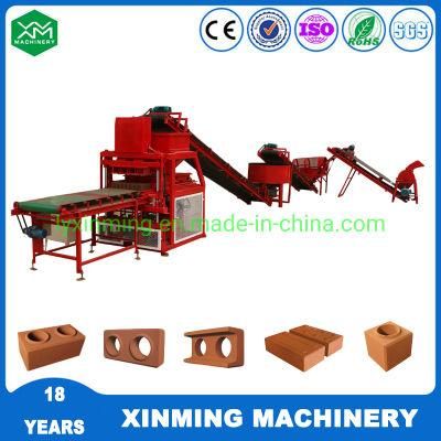 Xm4-10 Clay Brick Making Machine Interlocking Block Machine in Factory