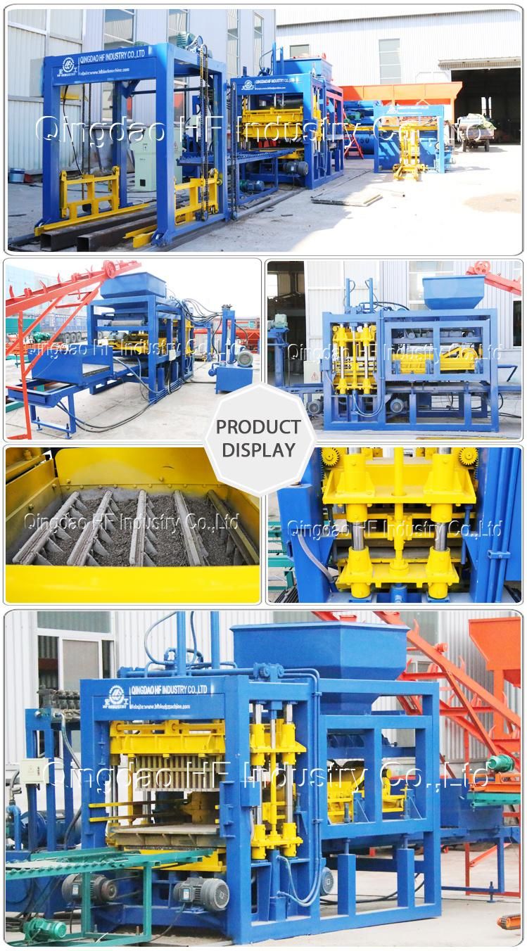 Hydraulic Concrete Hollow Block Cement Paver Curbstone Making Machine Line in Factory