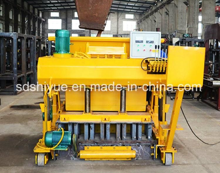 Qmy6-25 Hydraulic Pressure Mobile Hollow Block Making Machine in Africa