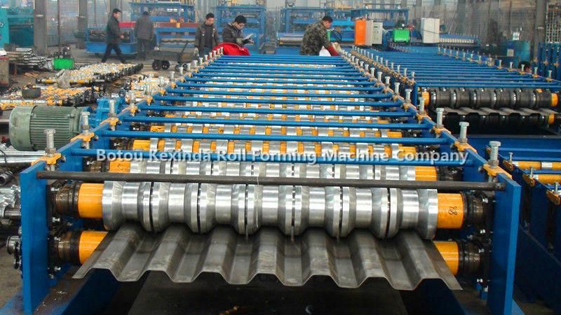 Container Board Car Panel Making Floor Deck Roll Forming Machine