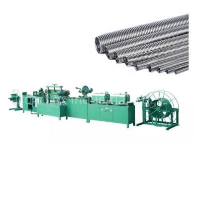 DN8-DN40 Gas/Water/Sprinkler/Solar Hose Corrugated Metal Hose Making Machine Supplier