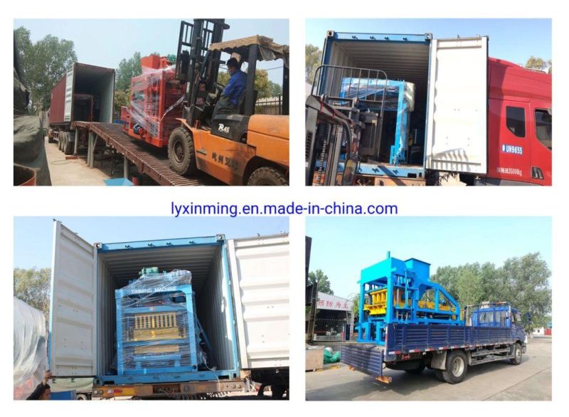 Semi Automatic Used Cement Solid Block Making Machine Qt4-25 Concrete Hollow Brick Making Machine for Sale