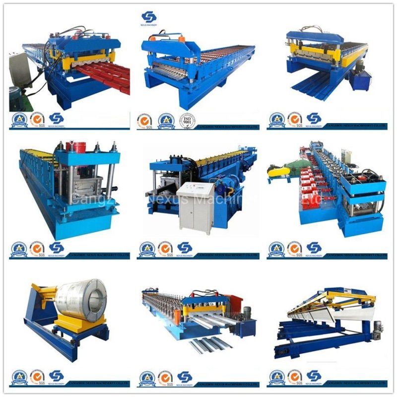 Metal Ibr Roof Ridge Cap Roll Forming Machine Steel Tile Sheet Making Machine