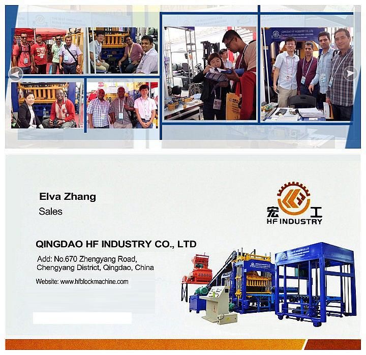 Qt10-15 Widely Used Compressed Earth Price List of Concrete Block Machine