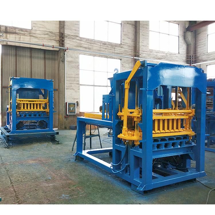 Qt4-15 Fully Automatic Hollow Concrete Block/Brick Making Machine