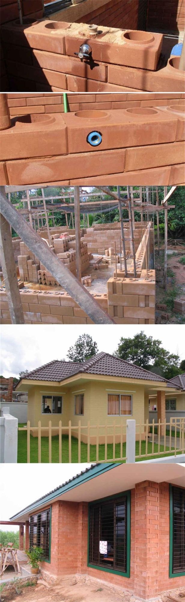 Full Automatic Xm4-10 Clay Soil Earth Lego Interlocking Block Making Machine for House Building