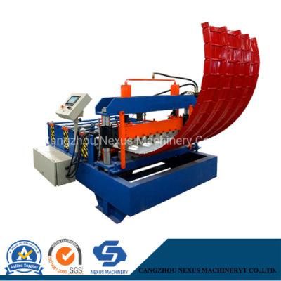 Metal Rib Profile Roof Sheet Crimping and Curving Machine