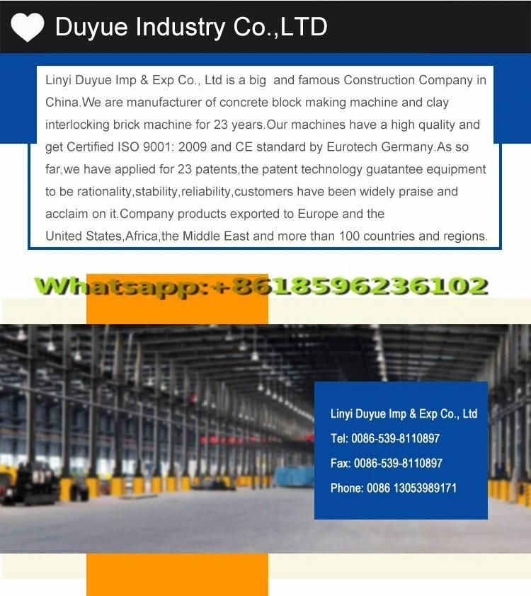 Qtj4-40 Small Products Manufacturing Machine/Small Scale Industries Machines