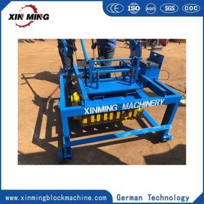 Qm4-45 Diesel-Powered Mobile Block Machine, Egg Laying Machine, Cement Hollow Brick Brick Making Machine