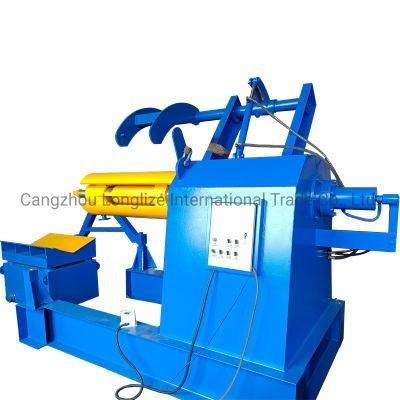 Hydraulic Decoiler with Coil Car and Pressing Arm for 10t Capacity