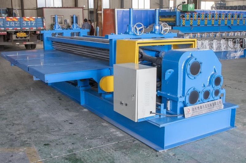 0.12-0.8mm Thickness Transverse Corrugated Color Steel Roof Tile Roll Forming Machine