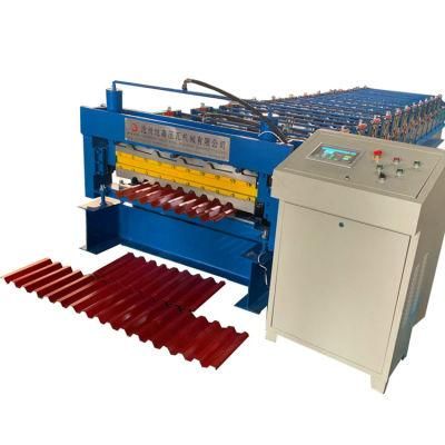 High Quality Metal Steel Double Layer Roof Tile Roof Sheet Roll Forming Machine