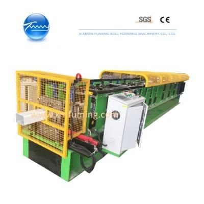 CE Approved Gi, PPGI, Colored Steel Fuming Roll Forming Machine Rainspout