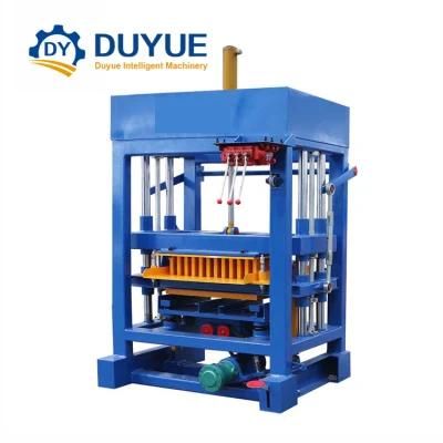 Hot Sale Qt4-30 Hydraulic Colorful Paver Making Machine in Africa