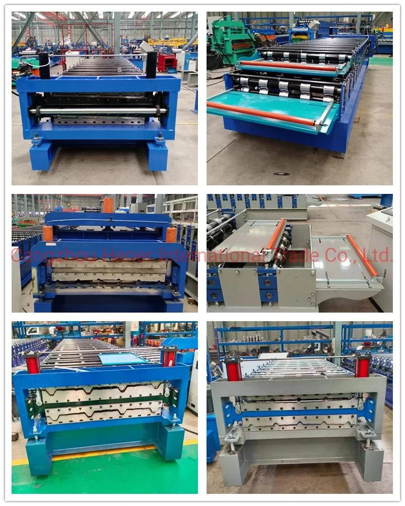 Double Profile Steel Roofing Sheets Rolling Forming Making Machine