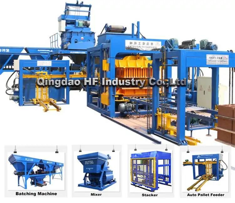 Qty 10-15 Fully Automatic Hydraulic Concrete Block Making Machine