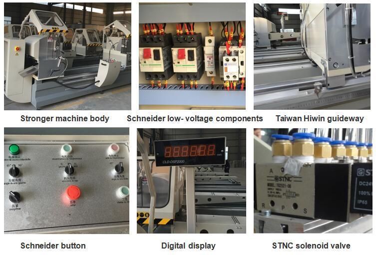 Aluminium Window Machine/ Double Head Precision Cutting Saw