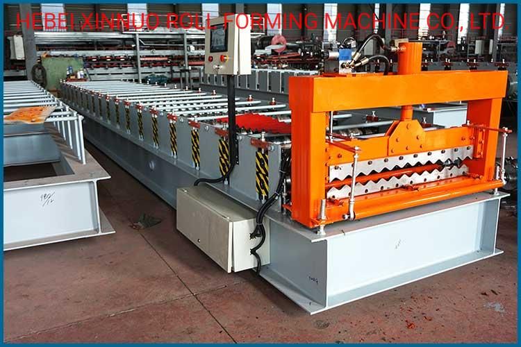 Wall One Year Xn Main Nude Packing with Plastic Film Metal Roofing Roll Forming Machine