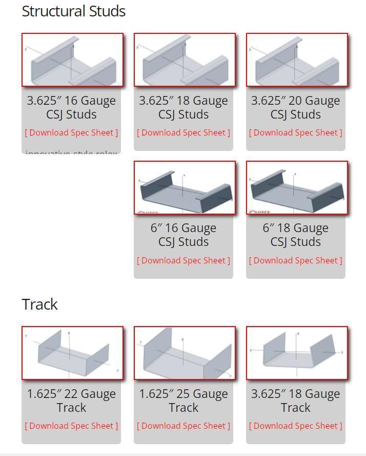 Structural Studs and Track Roll Forming Machine