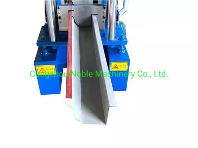 Low Price Most Popular Color Sheet Steel Metal Rain Gutter Roof Ridge Cap Roll Forming Machine