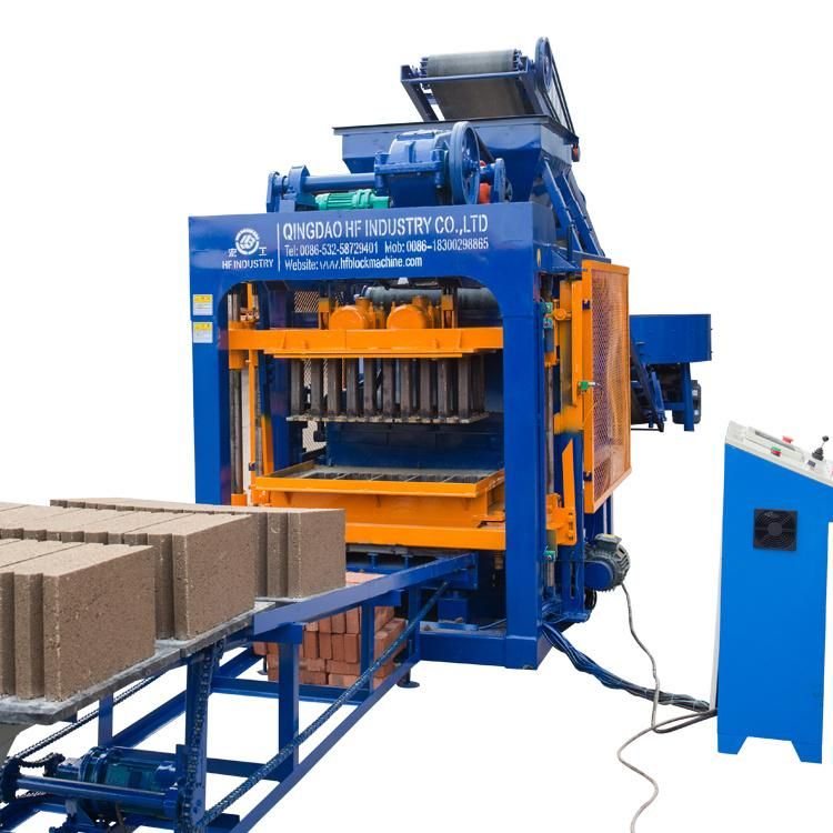 Qt4-25 Making Solid Concrete Hollow Automatic Line Brick Meker Machine