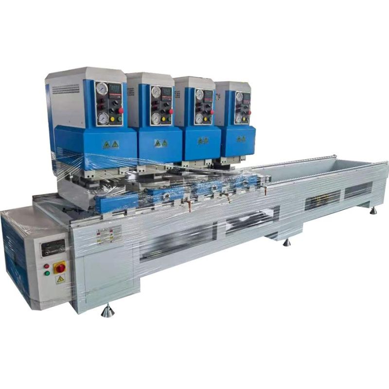 UPVC Window Making Four Head Seamless Welding Machine Profile Welder