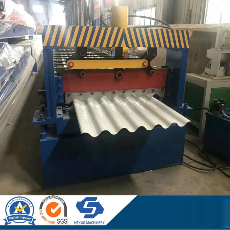 Hc12 - 16 Hydraulic Corrugated Steel and Iron Roofing Sheet Roll Forming Machine Botou Manufacturer