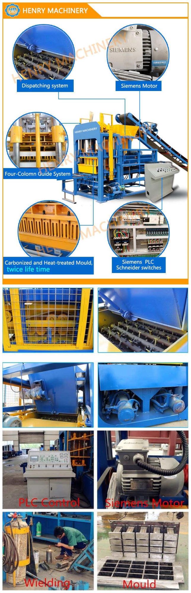 Qt4 - 15 All Automatic Hidrá Ulica System for Building Ladrillos in Bangladesh