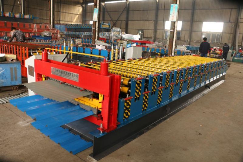 Double Corrugated Automatic Roof Panel Tile Price Roll Forming Machine