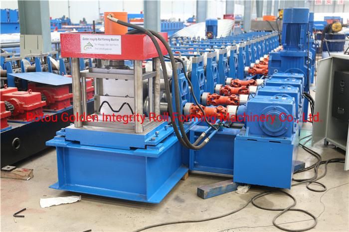 W Beam Highway Guardrail Cold Roll Forming Machine