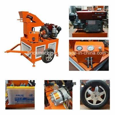 Hr1-20 Lego Mobile Clay Interlocking Brick Making Machine