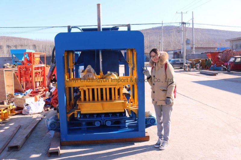 Fully Automatic Block Making Machine Concrete Hollow Blocks Making Paving Stone Machine for Sale (QT4-20)