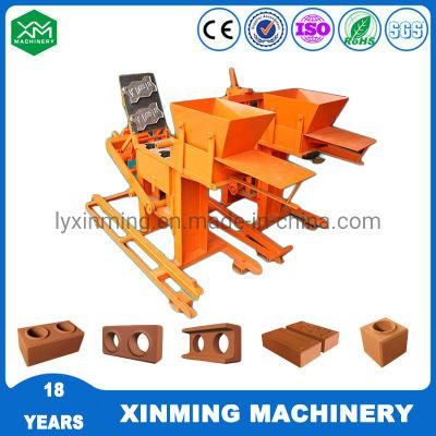 Manual Xm2-40 Fly Ash Brick Making Machine Soil Hollow Block Machine for Brick Production Line