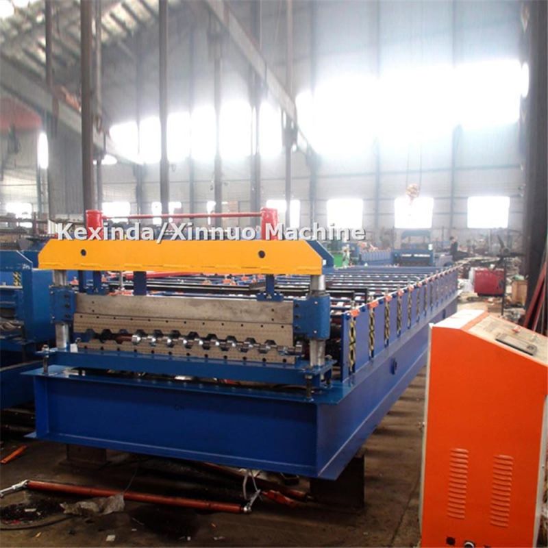 Automatic Aluminum Ibr Roof Sheet Steel Profile Making Roll Forming Machine Manufacturer
