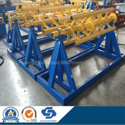 5 Ton Steel Coil Decoiler Manual Uncoiler Machine Metal Roll Holder