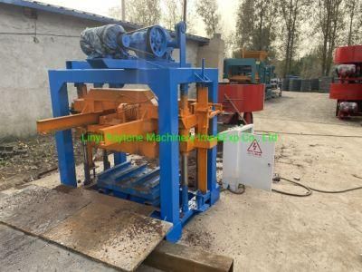 Qt4-40 Hourdi Block Pressing Plant Semi Automatic Brick Making Machine