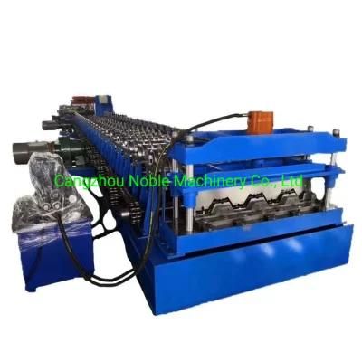 Hydraulic Metal Floor Decking Sheet Standing Seam Sheet Cold Roll Forming Machine Floor Deck Roofing Deck Sheet Cold Roll Forming Machine