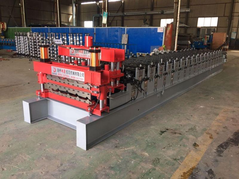 Double Layer Roofing Sheet Making Machine Steel Sheet Profiling Machine