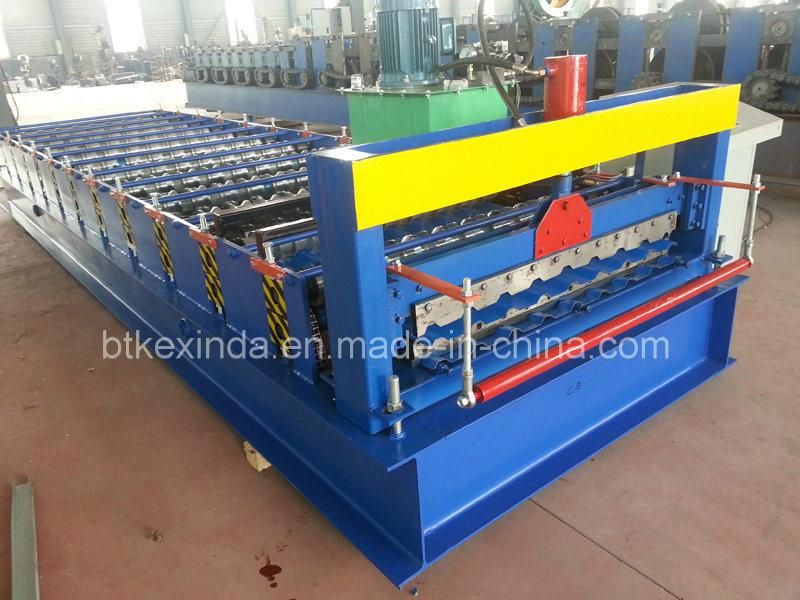 Kexinda C18 Trapezoid Galvanized Steel Roofing Plate Rolling Machine