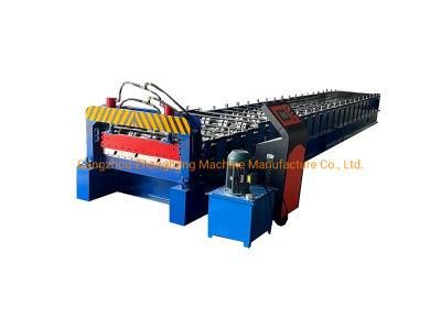 Profiled Steel Sheet Concrete Slab Plate Floor Decking Panel Roll Forming Machine with PLC Control System