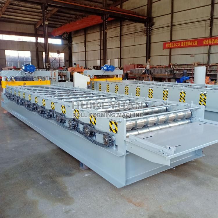 Automatic Metal PPGI Corrugated Iron Sheet Trapezoidal Ibr Roofing Roll Forming Making Machine Maker