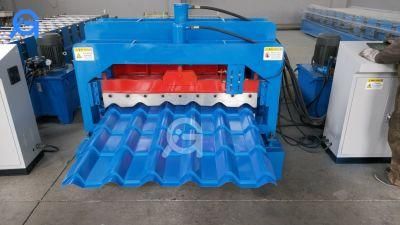 Press Step Glazed Tile Making Machinery Automatic Roof Steel Roll Forming Machine
