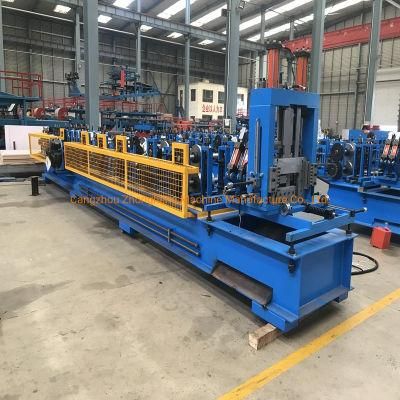 Auto C Z Shaped Purlin Interchange Steel Profile Cold Roll Forming Machine