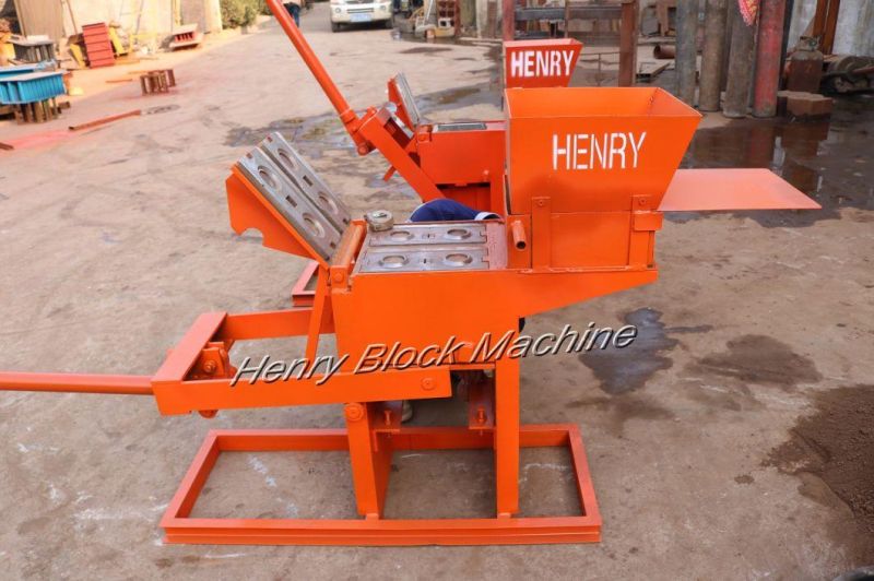 German Manual Clay Soil Interlocking Block Brick Machine