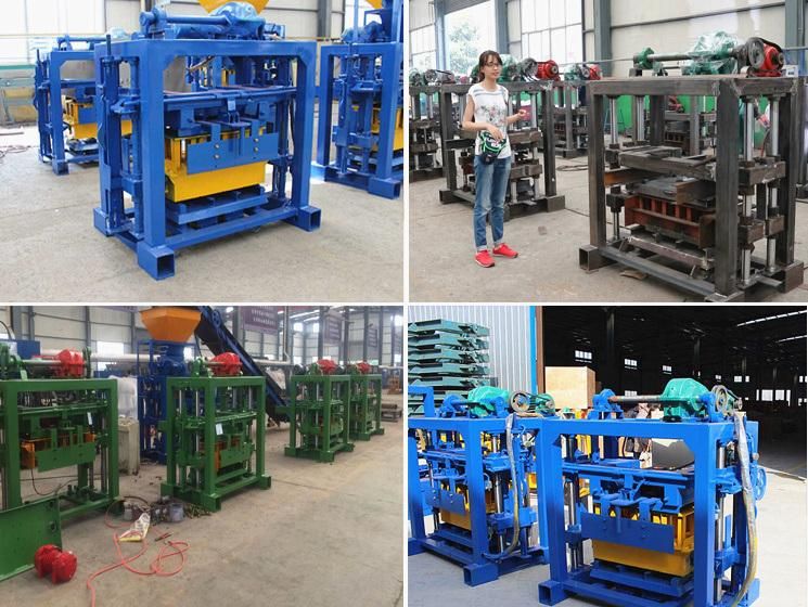 Qtj40-2 Manual Concrete Block Machine Hollow Block Making Machine