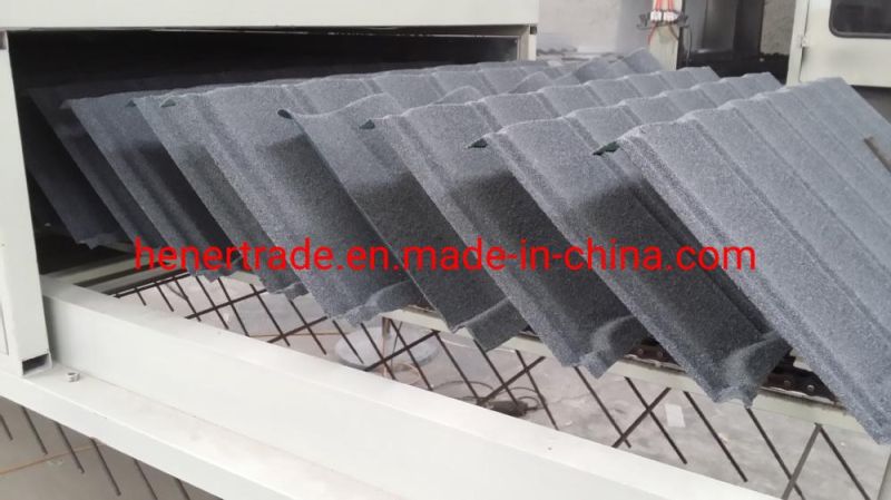 Color Stone Coated Steel Metal Roof Tile Sheet Making Roll Forming Machine