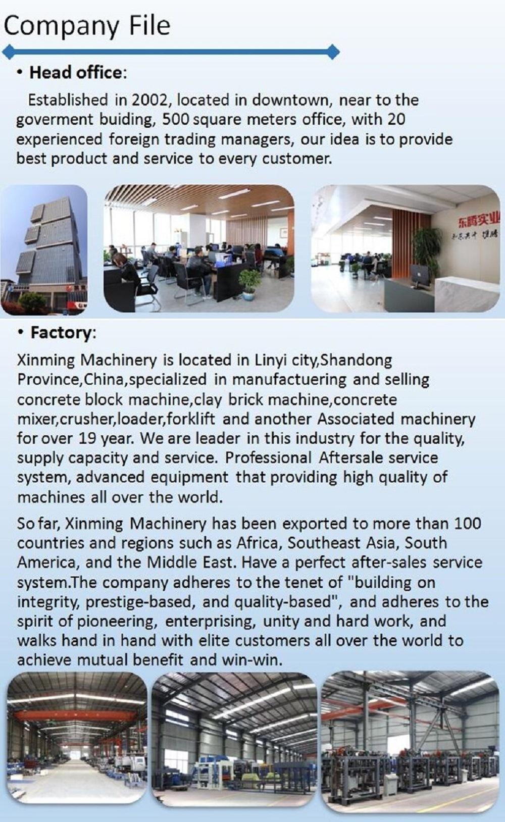 Xinming Moveable M7m2 Clay Soil Interlocking Brick Block Making Machine with Factory Price