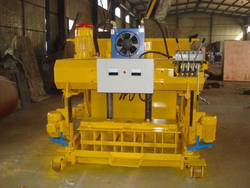 6A Mobile Automatic Full Block Making Machine 400*200*200/6en Hollow Concrete Brick Making Machine