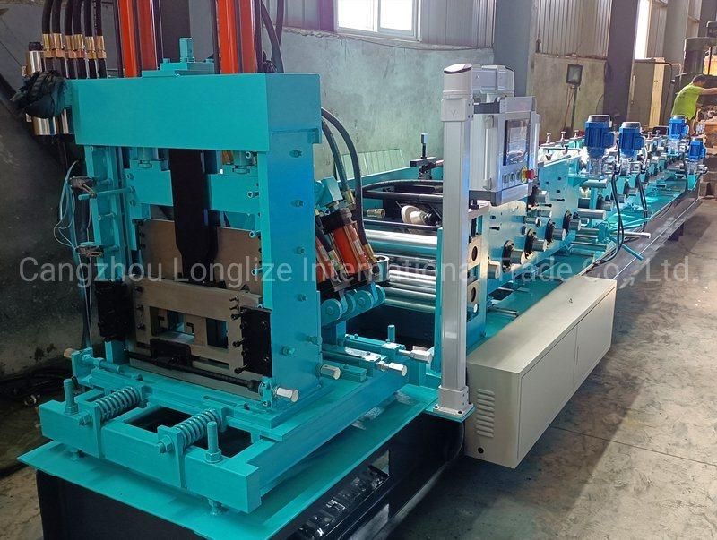 Steel Frame C Purlin Cold Roll Forming Machine